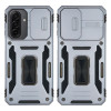 Θήκη Ring Armor CamShield Sonique για Samsung Galaxy A17 4G / Galaxy A17 5G / Galaxy A18 4G / Galaxy A18 5G Γκρι