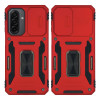 Θήκη Ring Armor CamShield Sonique για Samsung Galaxy A17 4G / Galaxy A17 5G / Galaxy A18 4G / Galaxy A18 5G Κόκκινο