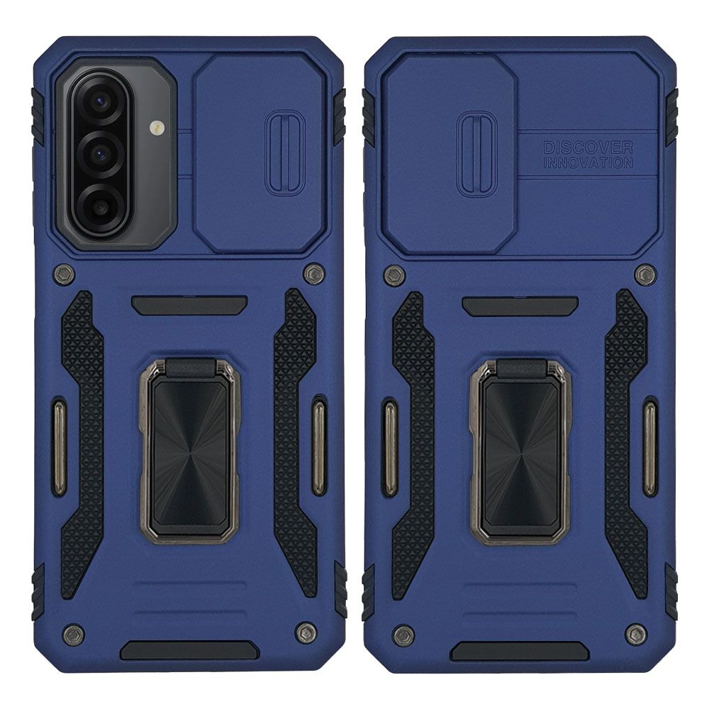 Θήκη Ring Armor CamShield Sonique για Samsung Galaxy A17 4G / Galaxy A17 5G / Galaxy A18 4G / Galaxy A18 5G Μπλέ