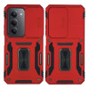 Θήκη Ring Armor CamShield Sonique για Xiaomi Redmi 15 4G / Redmi 15 5G Κόκκινο