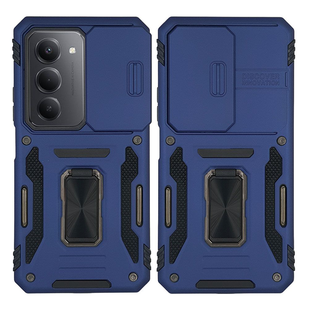 Θήκη Ring Armor CamShield Sonique για Xiaomi Redmi 15 4G / Redmi 15 5G Μπλέ