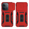 Θήκη Ring Armor CamShield Sonique για Xiaomi Redmi 15C 4G 173mm / Redmi 15C 5G 173mm / Poco C85 4G Κόκκινο