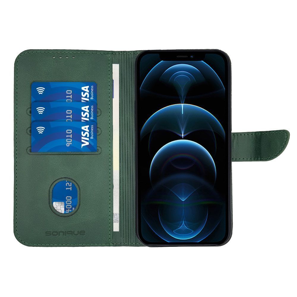 Θήκη Πορτοφόλι Sonique Urban Wallet Apple iPhone 11 Πράσινο Σκούρο
