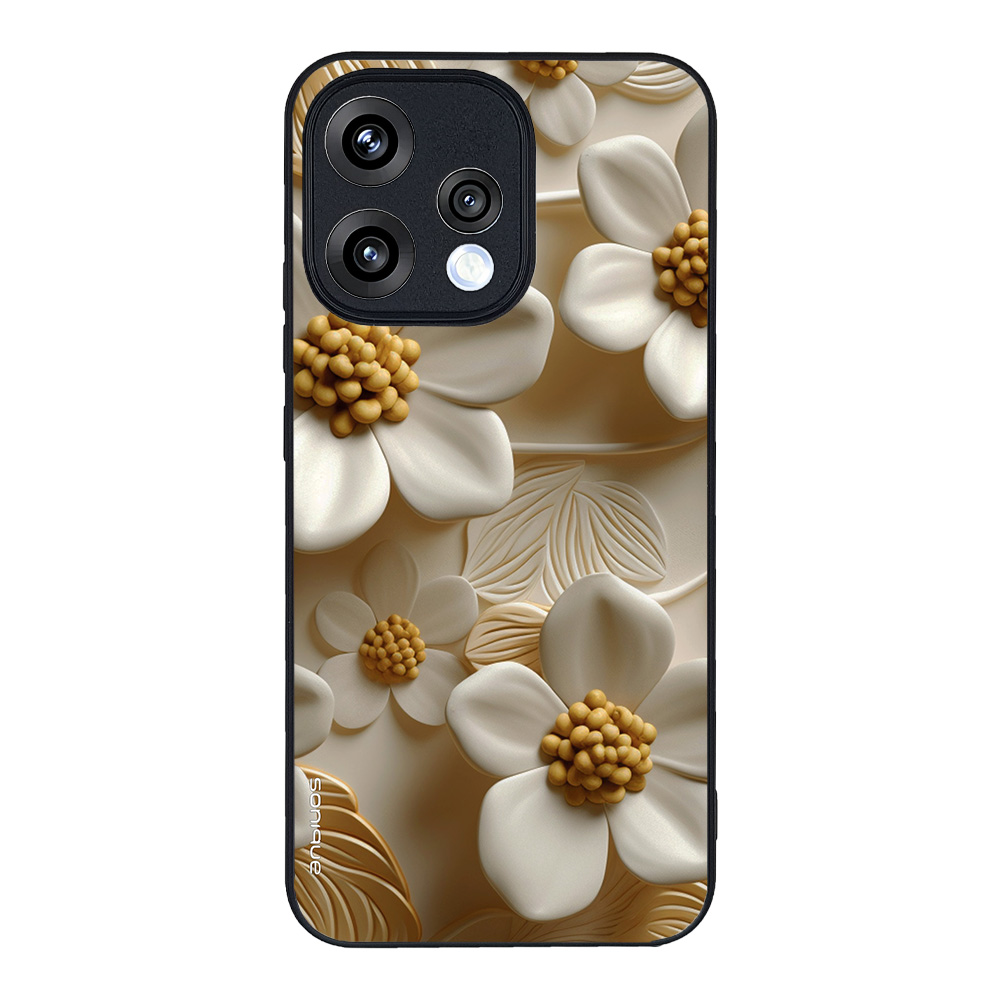 Θήκη Sonique 3D Flower Series για Oppo Reno15 5G Λευκό
