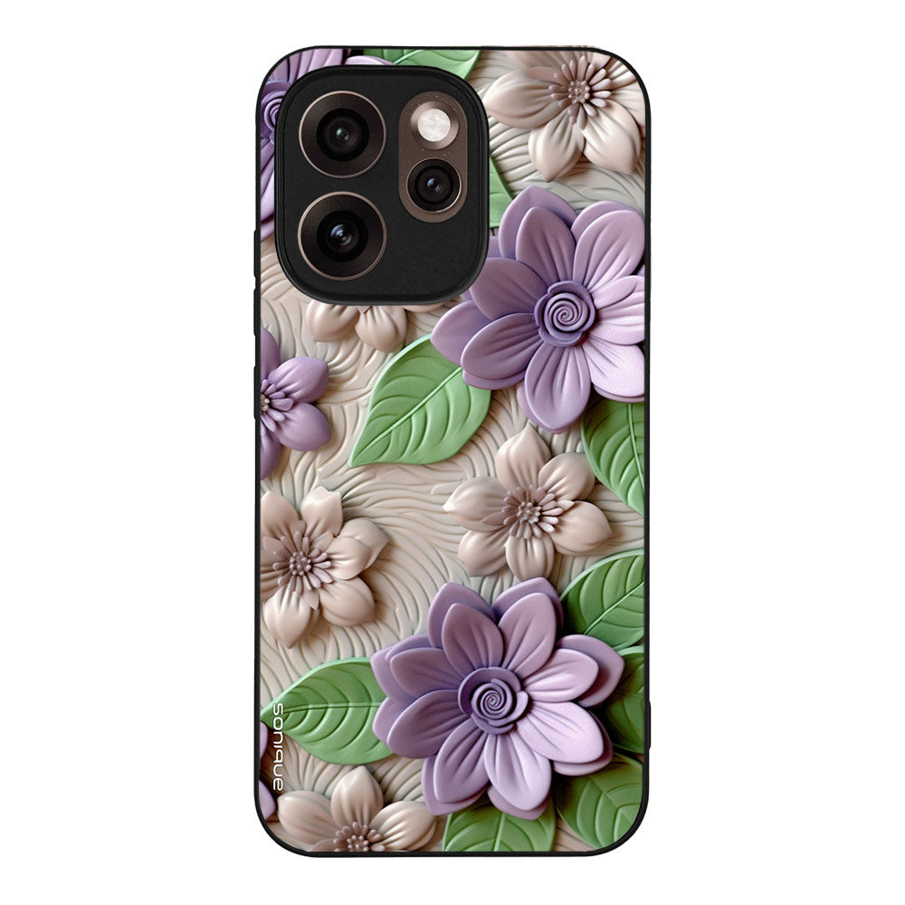Θήκη Sonique 3D Flower Series για Oppo Reno15 Pro 5G Βιολετί