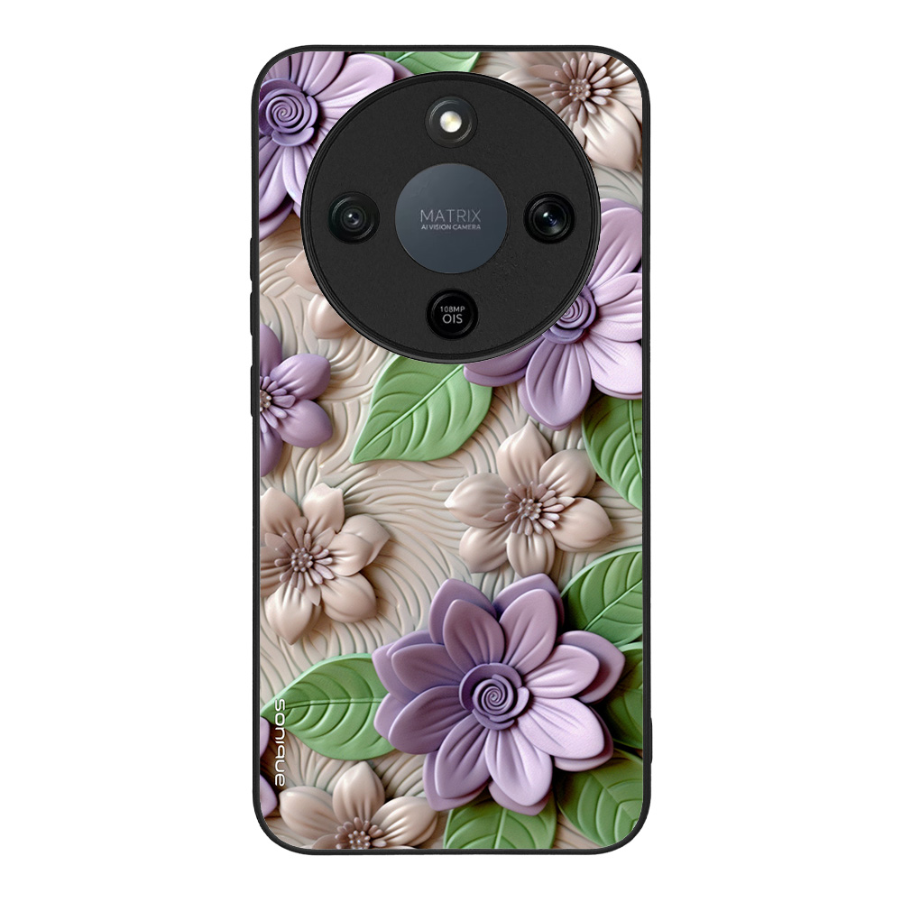 Θήκη Sonique 3D Flower Series για Honor Magic8 Lite 5G Βιολετί