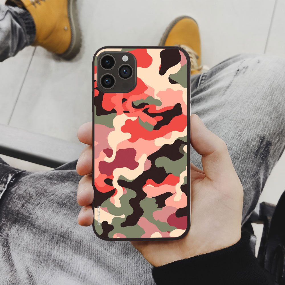 Θήκη Sonique Camouflage Army Series για Huawei Pura 80 Pro 5G Κόκκινο