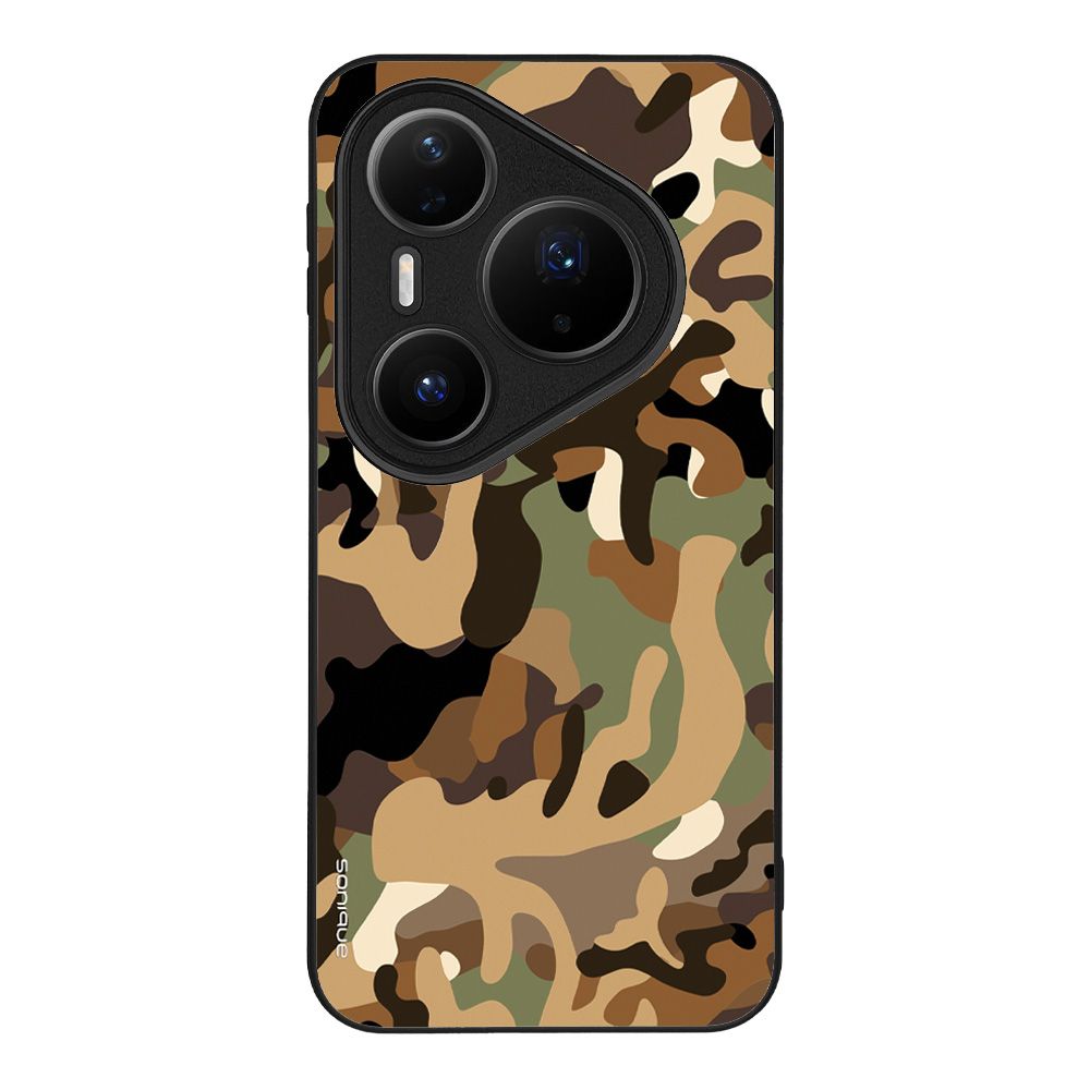 Θήκη Sonique Camouflage Army Series για Huawei Pura 80 Pro 5G Καφέ