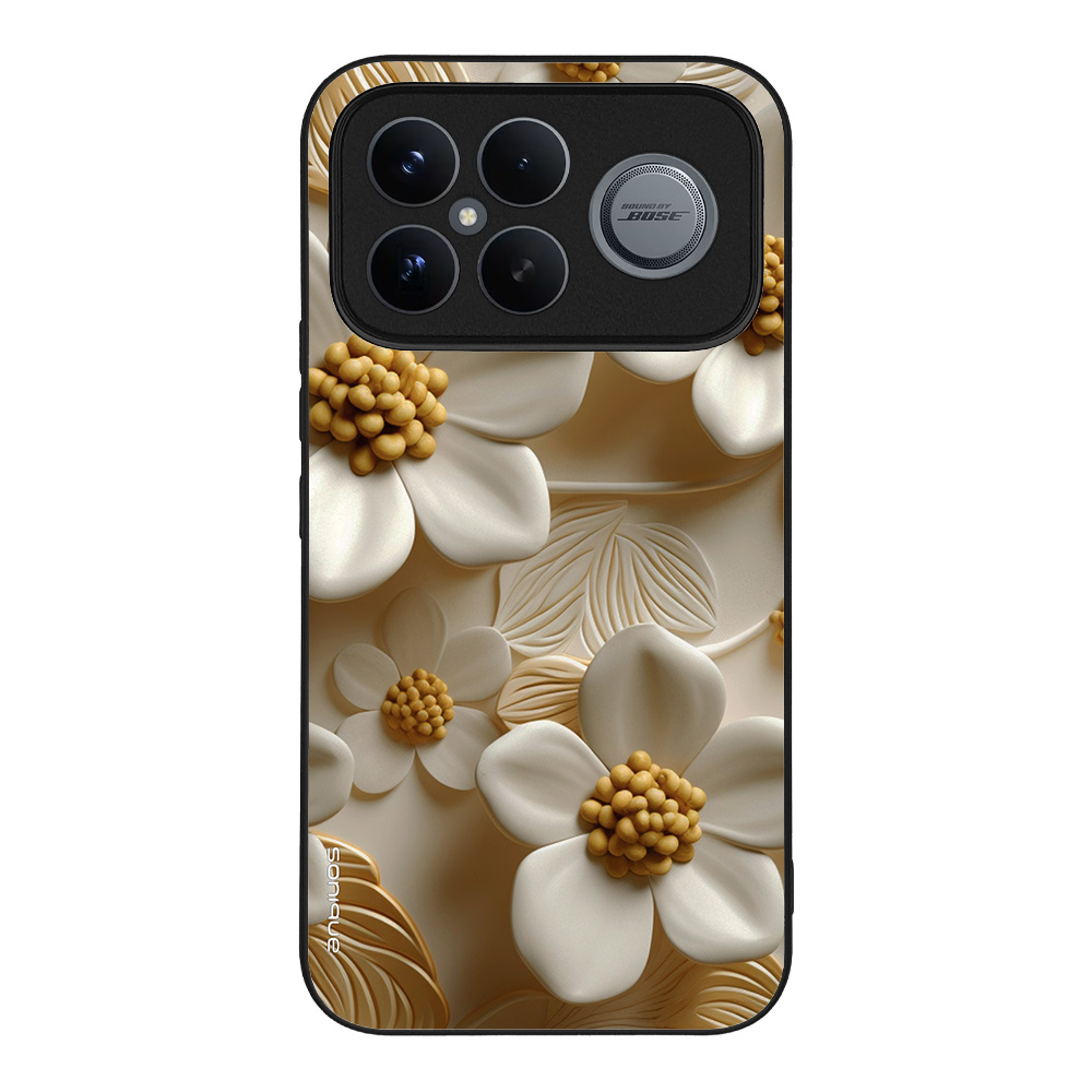 Θήκη Sonique 3D Flower Series για Xiaomi Poco F8 Ultra 5G Λευκό