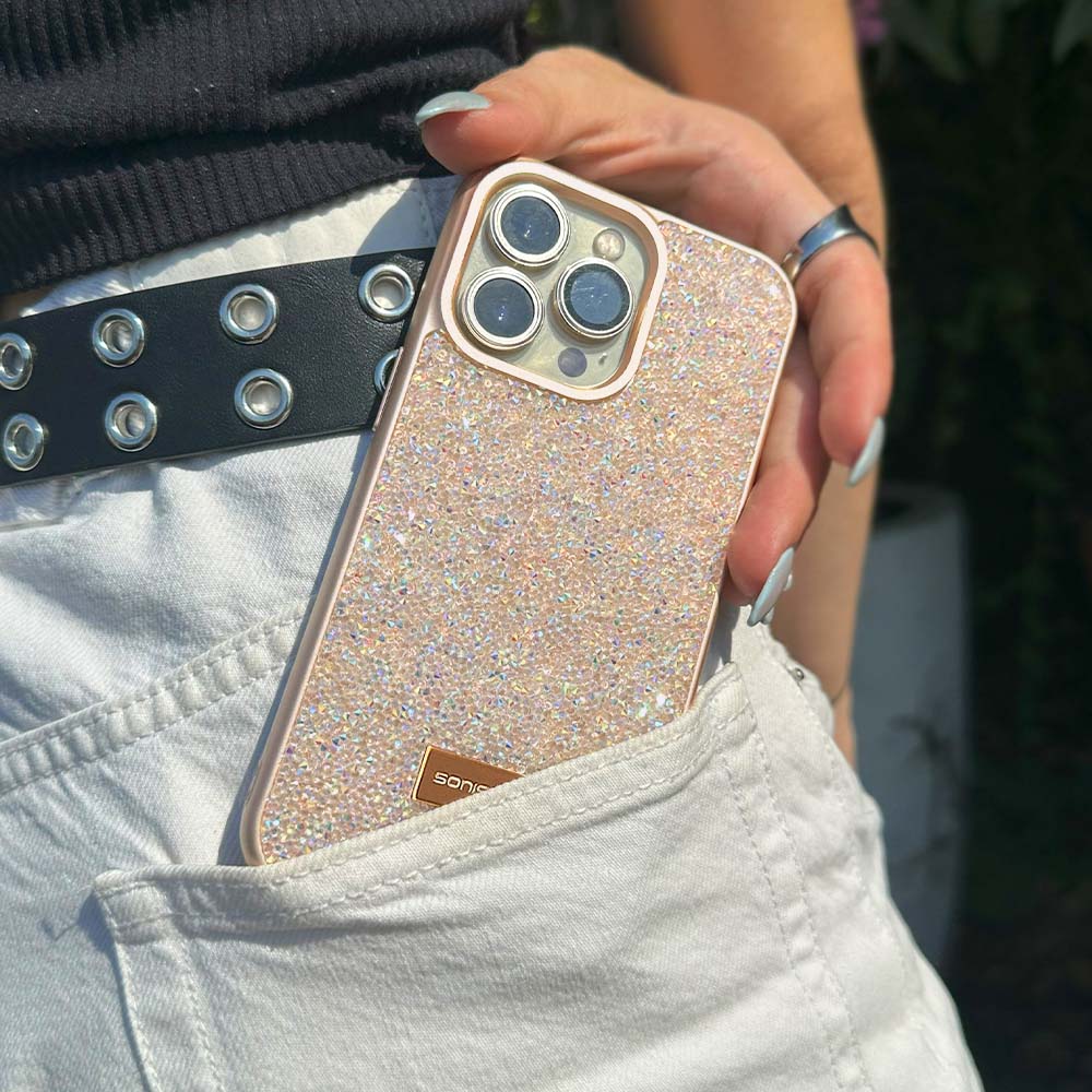 Θήκη Lux Diamond Sonique Samsung Galaxy S23 Ultra Χρυσό