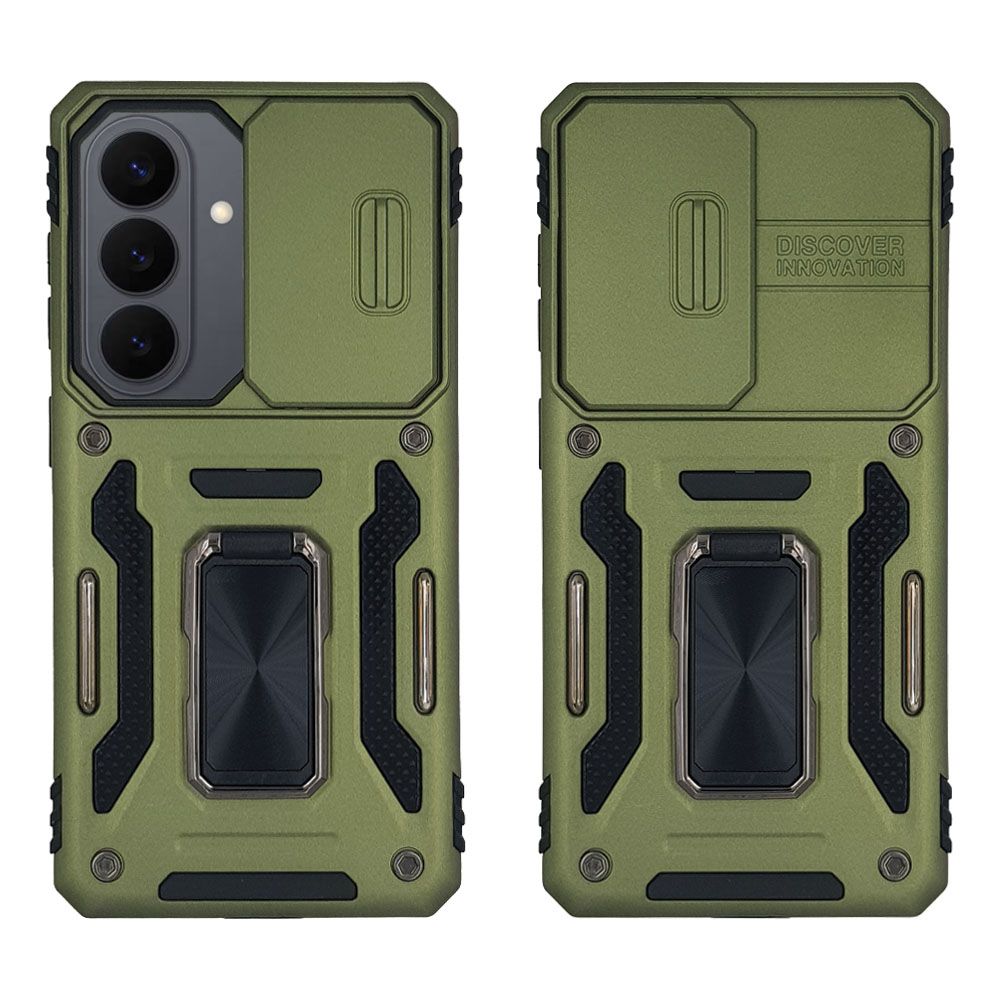 Θήκη Ring Armor CamShield Sonique για Samsung Galaxy S26 Χακί