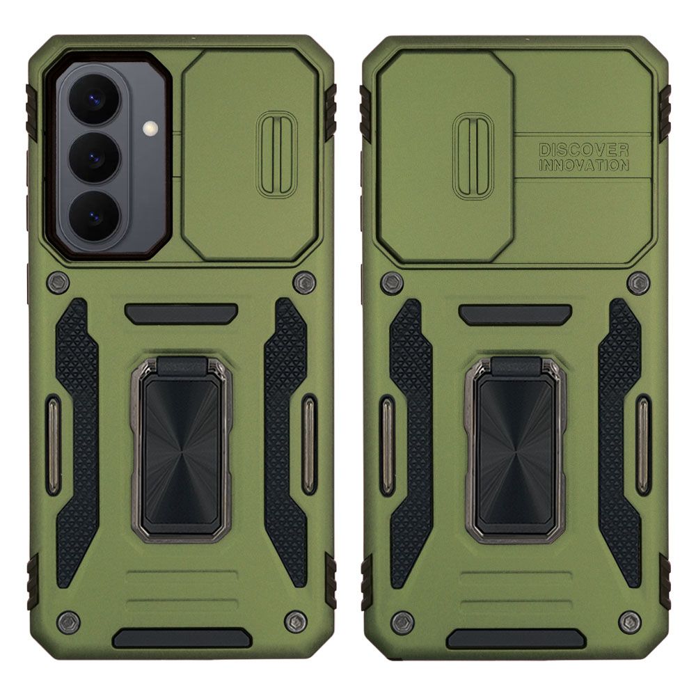 Θήκη Ring Armor CamShield Sonique για Samsung Galaxy S26 Plus Χακί