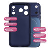 Θήκη Magnetic MagCore Sonique Apple iPhone 17 Μπλε Σκούρο