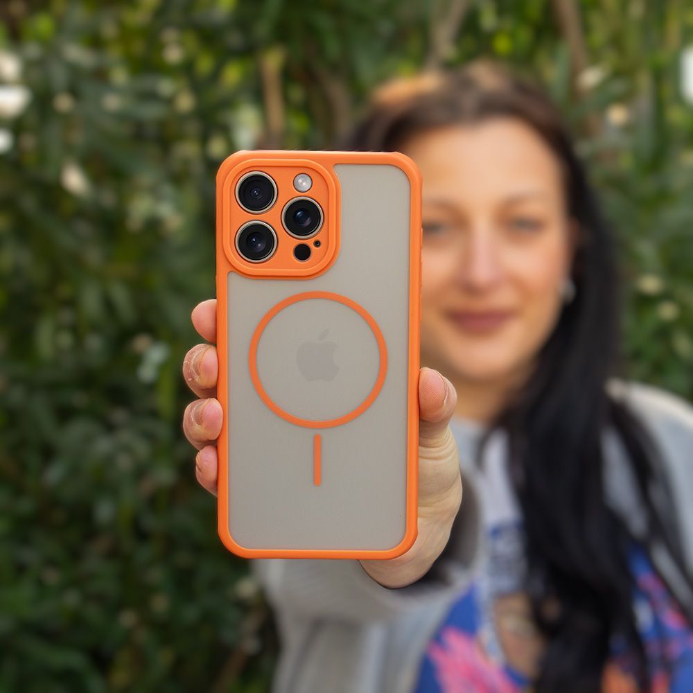 Θήκη Magnetic MagFrost Sonique Apple iPhone 16 Pro Max Πορτοκαλί