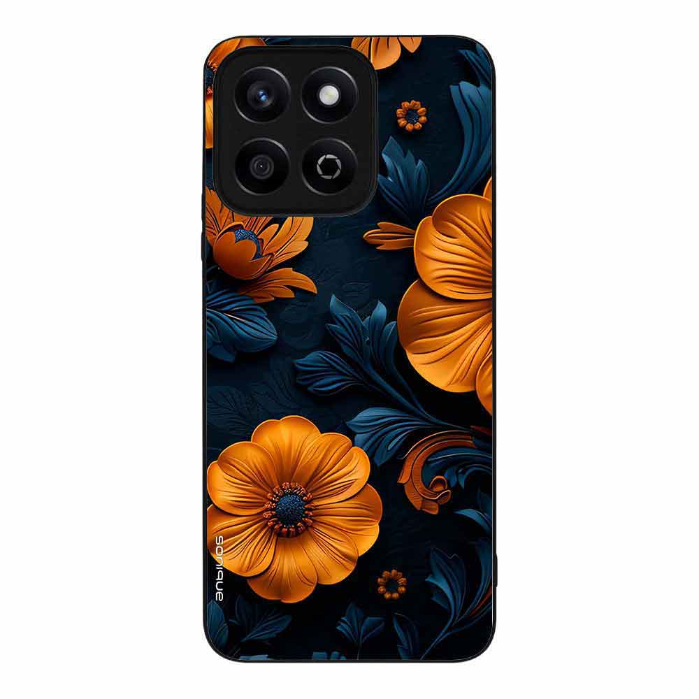 Θήκη Sonique 3D Flower Series για Honor X7c Πορτοκαλί 01
