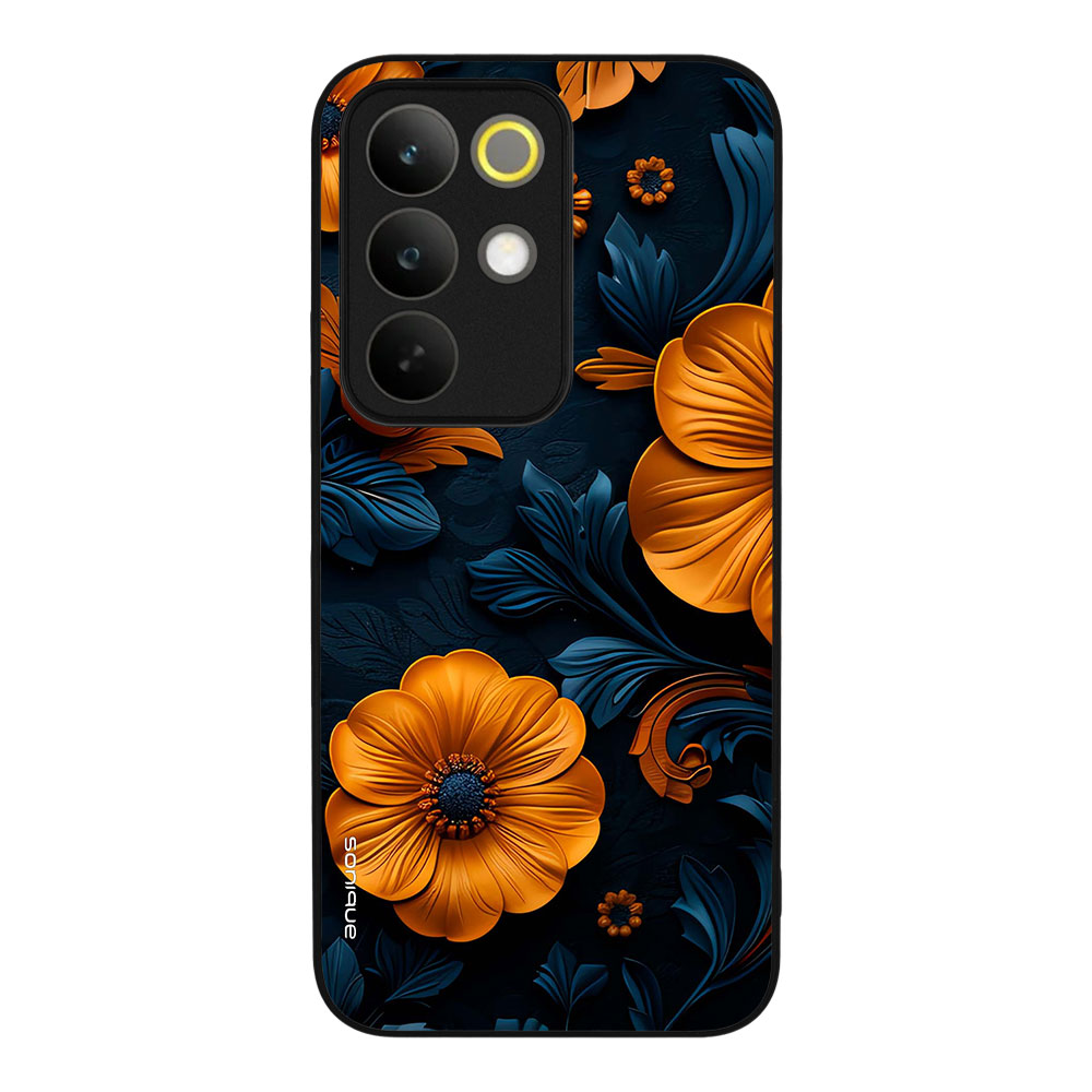 Θήκη Sonique 3D Flower Series για Realme C85 4G Πορτοκαλί 01