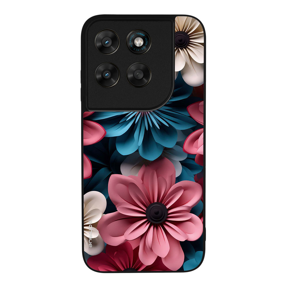 Θήκη Sonique 3D Flower Series για Motorola Moto G67 5G / Moto G77 5G Ροζ 01