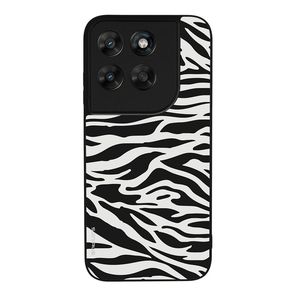 Θήκη Sonique Animal Print Series για Motorola Moto G67 5G / Moto G77 5G Zebra