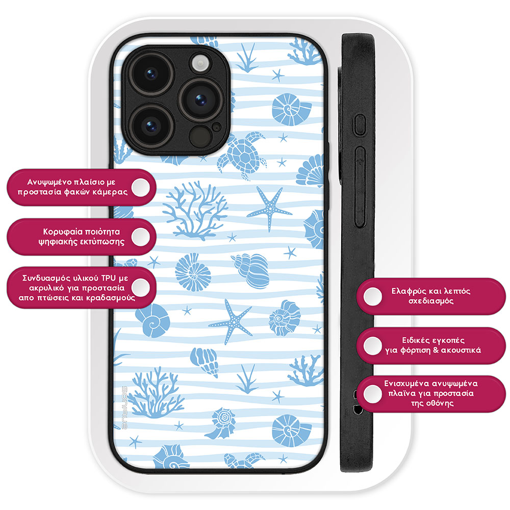 Θήκη Sonique Ocean Series για Motorola Moto G55 5G Κοράλλια