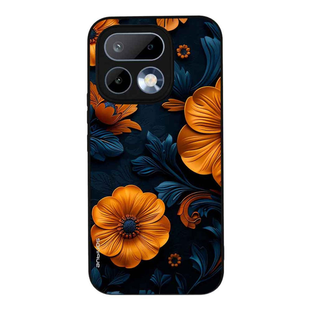 Θήκη Sonique 3D Flower Series για Motorola Moto G56 5G Πορτοκαλί 01
