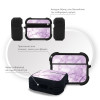 Θήκη Σιλικόνης Marble Series για AirPods Pro 3 Βιολετί