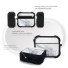 Θήκη Σιλικόνης Marble Series για AirPods Pro 3 Λευκό 02