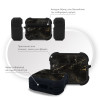 Θήκη Σιλικόνης Marble Series για AirPods Pro 3 Μαύρο 01