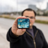 Θήκη Σιλικόνης Marble Series για AirPods Pro 3 Μπλε