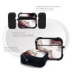 Θήκη Σιλικόνης Marble Series για AirPods Pro 3 Μπορντώ