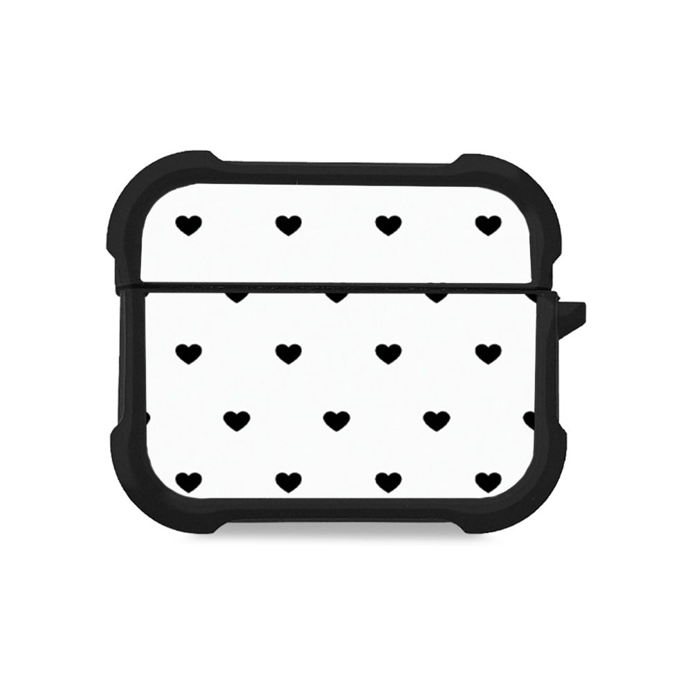 Θήκη Σιλικόνης Sonique Heart Series για AirPods Pro 3 Λευκό