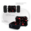 Θήκη Σιλικόνης Sonique Heart Series για AirPods Pro 3 Μαύρο