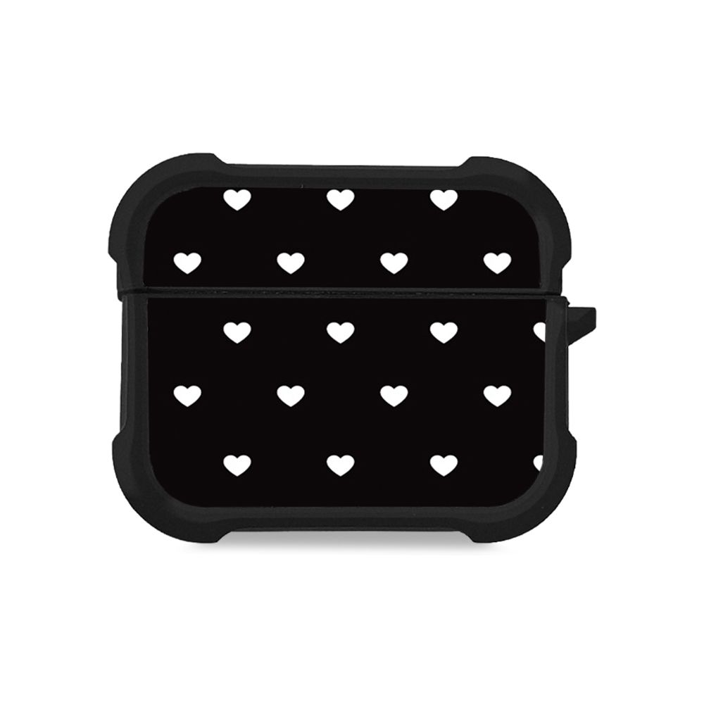 Θήκη Σιλικόνης Sonique Heart Series για AirPods Pro 3 Μαύρο 02