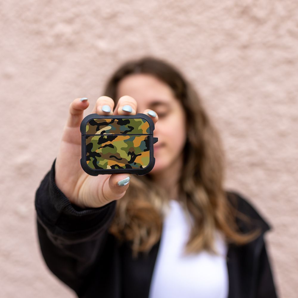 Θήκη Σιλικόνης Sonique Camouflage Army Series για AirPods Pro 3 Πράσινο 01