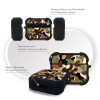 Θήκη Σιλικόνης Sonique Camouflage Army Series για AirPods Pro 3 Καφέ