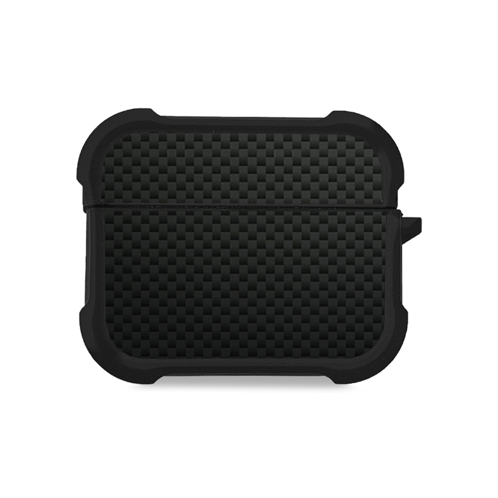 Θήκη Σιλικόνης Sonique Carbon Series για AirPods Pro 3 Μαύρο 01