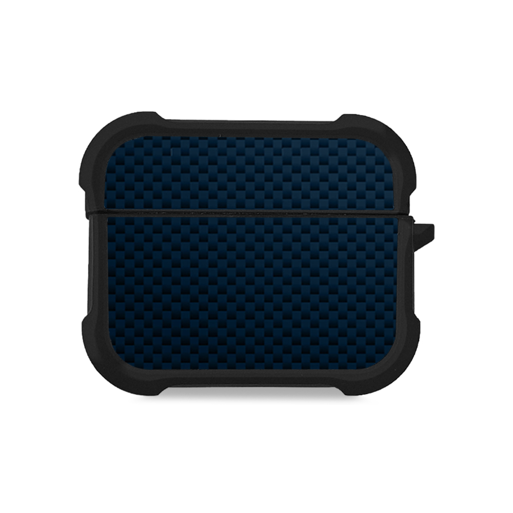 Θήκη Σιλικόνης Sonique Carbon Series για AirPods Pro 3 Μπλε