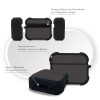 Θήκη Σιλικόνης Sonique ColorBloc Series για AirPods Pro 3 Γκρι