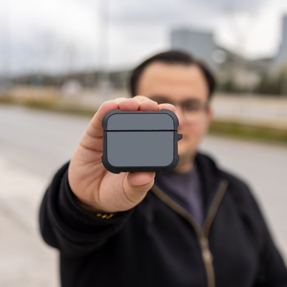 Θήκη Σιλικόνης Sonique ColorBloc Series για AirPods Pro 3 Μπλε Γκρι