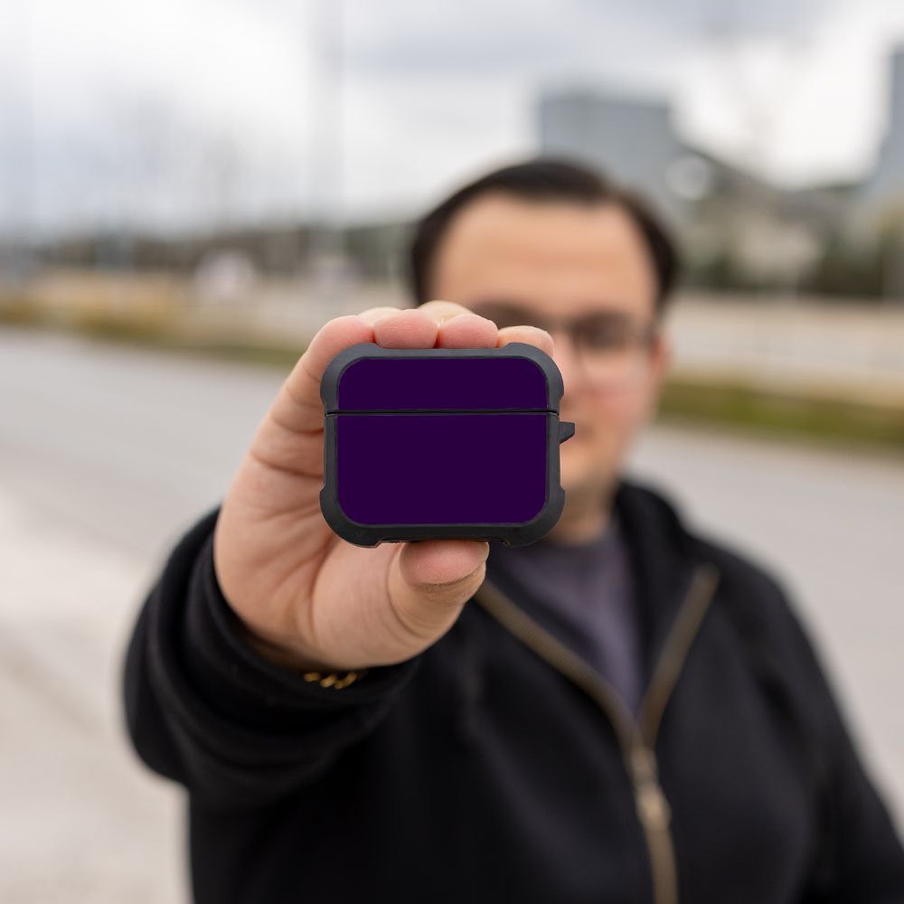 Θήκη Σιλικόνης Sonique ColorBloc Series για AirPods Pro 3 Μωβ