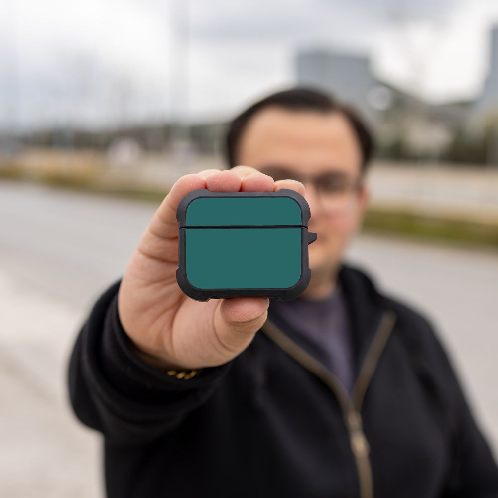 Θήκη Σιλικόνης Sonique ColorBloc Series για AirPods Pro 3 Πετρόλ
