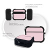 Θήκη Σιλικόνης Sonique ColorBloc Series για AirPods Pro 3 Ροζ Ανοιχτό