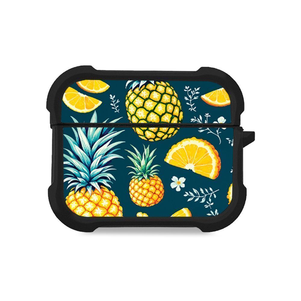 Θήκη Σιλικόνης Sonique Fruit Series για AirPods Pro 3 Ανανάς