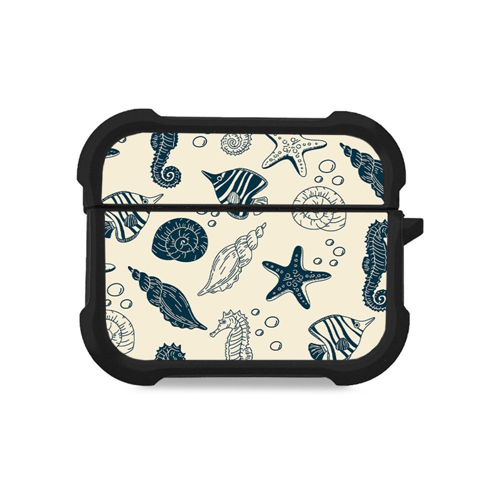 Θήκη Σιλικόνης Sonique Ocean Series για AirPods Pro 3 Όστρακα