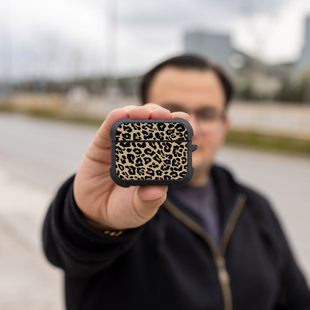 Θήκη Σιλικόνης Sonique Animal Print Series για AirPods Pro 3 Leopard 01
