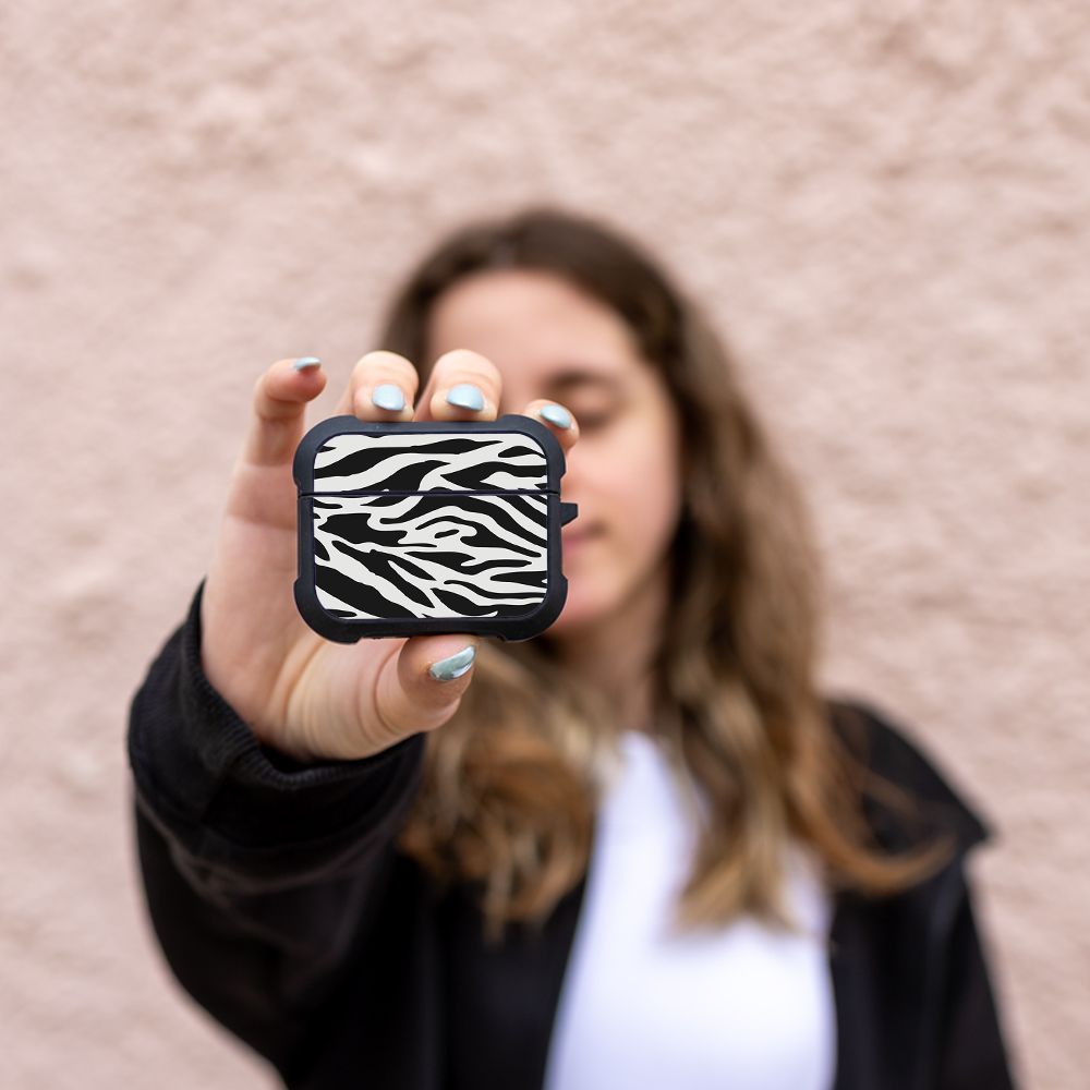Θήκη Σιλικόνης Sonique Animal Print Series για AirPods Pro 3 Zebra