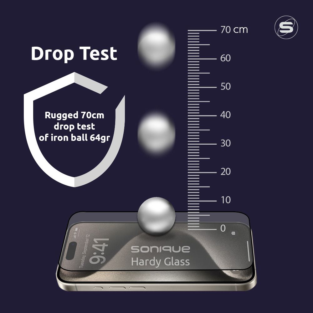 Hardy Glass Sonique Premium Series HD Full Cover 9H OnePlus 15 5G Μαύρο