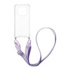 Θήκη Σιλικόνης με Strap Sonique Armor Clear Xiaomi Redmi Note 15 4G / Redmi Note 15 5G / Poco M8 5G Λιλά