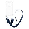Θήκη Σιλικόνης με Strap Sonique Armor Clear Xiaomi Redmi Note 15 4G / Redmi Note 15 5G / Poco M8 5G Μπλε Σκούρο