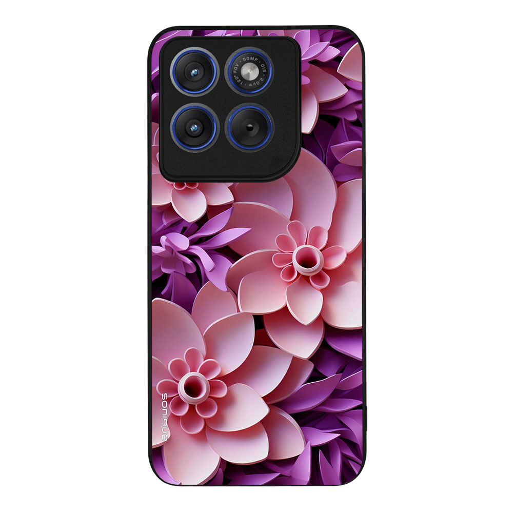 Θήκη Sonique 3D Flower Series για Motorola Edge 70 Fusion 5G Ροζ