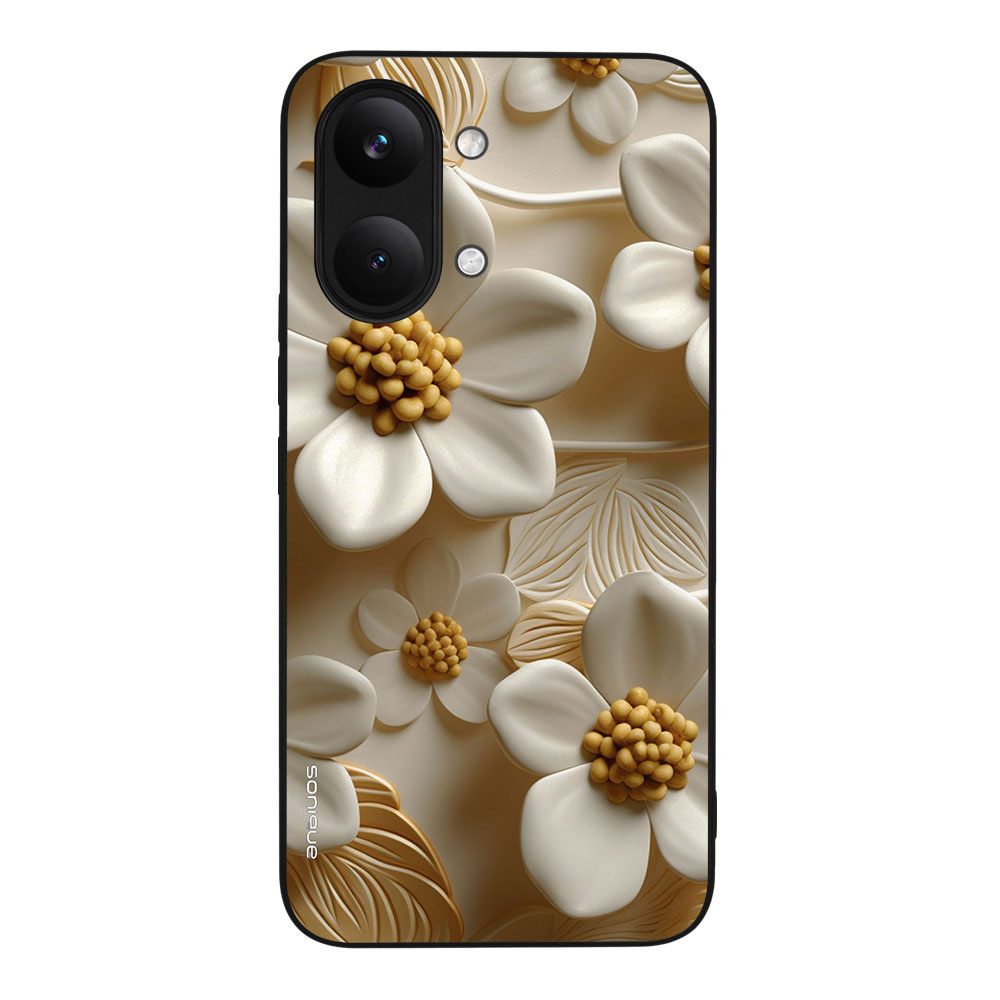 Θήκη Sonique 3D Flower Series για Xiaomi Poco X8 Pro Max 5G Λευκό